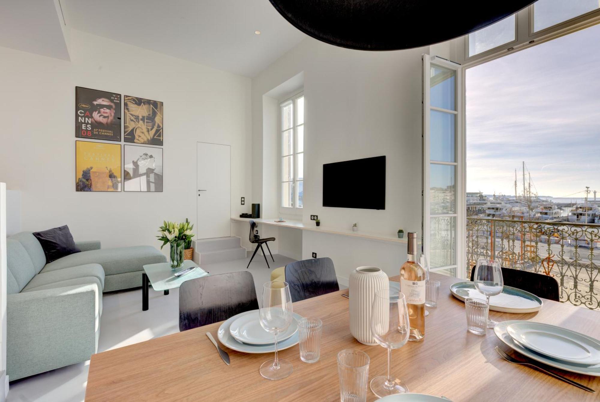 Immogroom - Appartements Luxueux - 2Min Du Palais - Vue Mer - Clim 칸느 외부 사진