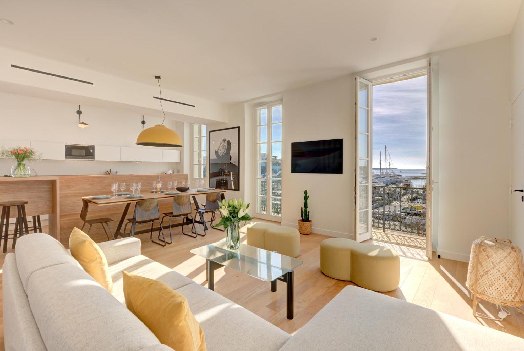 Immogroom - Appartements Luxueux - 2Min Du Palais - Vue Mer - Clim 칸느 외부 사진
